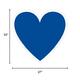 Royal Blue Heart Corrugated Plastic Yard Sign, 26in